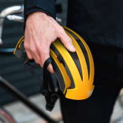 FEND Foldable Helmet // Matte Yellow (Small)