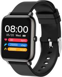 Popglory Smart Watch, Fitness Tracker with Blood Oxygen Sensor
