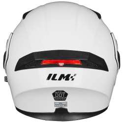 ILM Motorcycle Dual Visor Flip up Modular Full Face Helmet ...