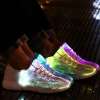 Idea Frames Fiber Optic LED Light Up Shoes for Women Men USB, White, Size 12.0