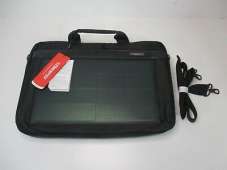 Hanergy 8W Thin Film Solar Powered Black Laptop Computer Case w/ 2 USB Ports