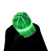 Luminous Light Up Hat, 7 Colors Glow LED Baseball Cap, USB Rechargeable Fiber Op