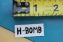H-BOMB Wetsuit Rip Curl (HURLEY File) Surfboards Vintage Surfing STICKER