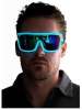 Neon Nightlife Tinted Single Lens Tron Style Light Up Glasses