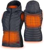 AKASO Men Nomad Batt Heated Vest 3 Heating Levels, Overheat Protection 10000mAh