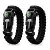 Jawflew Emergency Paracord Bracelets, Survival Bracelet with Embedded Compass Whistle Survival... Jawflew Emergency Paracord Bracelets, Survival Bracelet with Embedded Compass Whistle Survival...