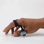TAPWITHUS Tap Strap 2 - Wearable Keyboard, Mouse & Air Gesture Controller (Large)