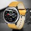 Leather Strap Bluetooth ECG PPG N58 Smartwatch Color Screen Heart Rate Sleep