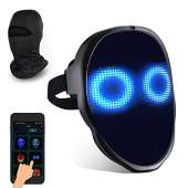 AIGLUN Led Mask For Adults, Led Changing Bluetooth Mask, Led Mask With Lights, Girls & Boys With Uke Mask For Costume Cosplay Party