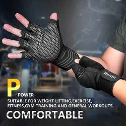 Amazon.com : ihuan Ventilated Weight Lifting Gym Workout Gloves