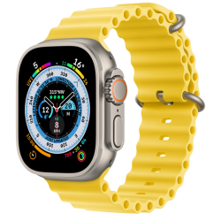 Buy Apple Watch Ultra - Titanium Case with Yellow Ocean Band ...