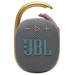 JBL Clip 4 Portable Bluetooth Speaker - 5W - Grey