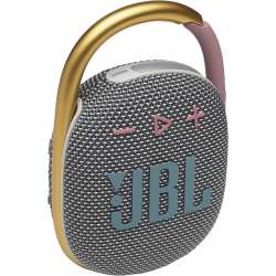 JBL Clip 4 Portable Bluetooth Speaker (Gray) JBLCLIP4GRYAM B&H