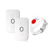 NiCalBel Wireless Wrist Pager Caregiver Watch Call Button System in Home Nurs...