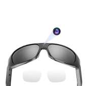 OhO 4K Ultra HD Camera Glasses,32GB Built-in Memory Smart Glasses with UV400 Sunglasses Lens for Outdoor Sport