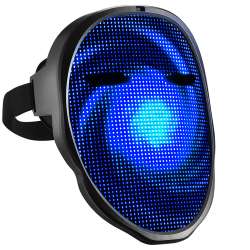 Shining LED Face Mask / Bluetooth App / Programmable Effects