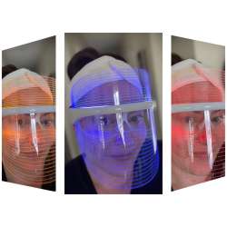 3 Colour Led Light Face Shield Mask