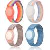 4 Pack Kids Wristband Compatible with Apple AirTag, Protective Case for Air Tag GPS Tracker... 4 Pack Kids Wristband Compatible with Apple AirTag, Protective Case for Air Tag GPS Tracker...