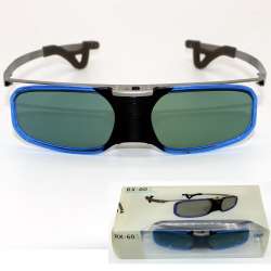4Pcs Bluetooth active shutter 3D glasses+myopia clip for Samsung Sony ...