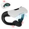 Adjustable Cooling Fan Face Cover for Oculus Quest 2 VR Headset Rechargeable US Adjustable Cooling Fan Face Cover for Oculus Quest 2 VR Headset Rechargeable US