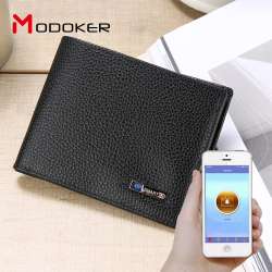 Aliexpress.com : Buy Genuine Leather Smart Wallet Tracker Bluetooth ...
