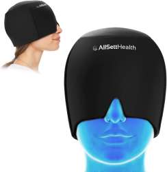 AllSett Health Form Fitting Migraine Relief Ice Head Wrap