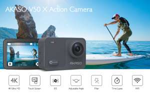 Amazon.com : AKASO V50X Native 4K30fps WiFi Action Camera with EIS