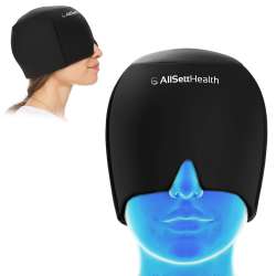 Amazon.com: AllSett Health Form Fitting Migraine Relief Ice Head