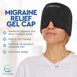 Amazon.com: AllSett Health Form Fitting Migraine Relief Ice Head