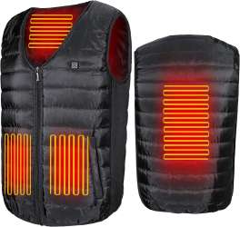 Amazon.com: AMJISBF heating vest, men's heating vest, washable electric ...