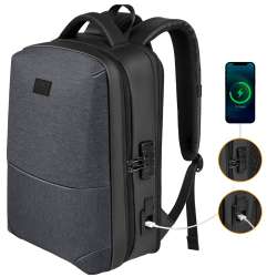 Amazon.com: Anti Theft Hard Shell Laptop Backpack 15.6 Inch