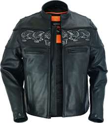Daniel Smart Men’s Motorcycle Leather Jacket