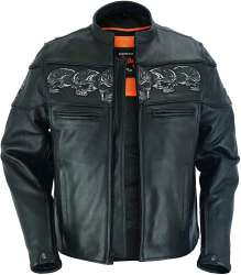 Daniel Smart Men's Motorcycle Leather Jacket