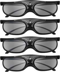 Amazon.com: DLP 3D Glasses, 144Hz Rechargeable DLP-Link 3D Active