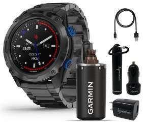 Amazon.com: Garmin Descent Mk2i/Descent T1 Bundle, Watch-Style