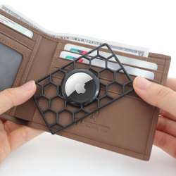 Amazon.com: HLHGR Airtag Wallet Case Slim Thin Card Case Holder