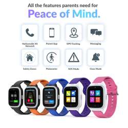 Amazon.com: JrTrack Cosmo 2 Kids Smartwatch | 4G Phone Calling