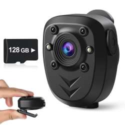 Amazon.com : Mini Body Camera Video Recorder Built-in 128GB Memory