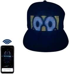 Multi-Language Bluetooth LED Smart Cap, Customized