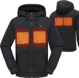 Amazon.com: MYHEAT Heated Hoodie for Men Electric Sweater