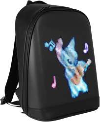 Amazon.com: Novel Smart LED Backpack Cool Black Customizable