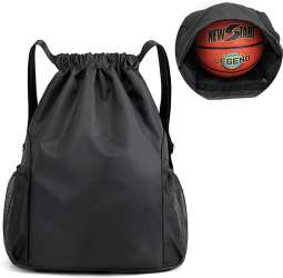 Amazon.com: Peicees Drawstring Backpack Bag Water Resistant Nylon