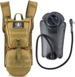 Tactical Hydration Pack Water Backpack with 3L Bladder ...