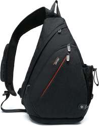 Amazon.com: TUDEQU Sling Bag Crossbody Sling Backpack with USB