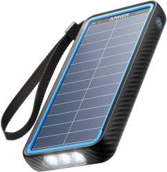 Anker Solar Power Bank, PowerCore Solar 10000 Dual-Port Solar Charger ...