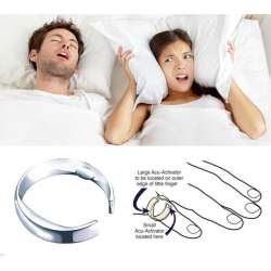 Anti Snore Ring Acupressure Apnea Sleeping Aid Stop Snoring Ring ...