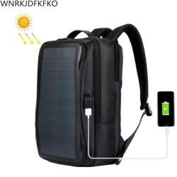 Bags Solar Panel Backpacks Waterproof Large Capacity 15.6 Inch ...