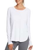BALEAF Women's Sun Shirts UPF 50+ Long Sleeve Hiking Tops Lightweight Quick Dry UV Protection Outdoor Clothing White XS