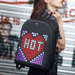 Balo Divoom – Pixoo backpack có màn hình LED tùy chỉnh bằng APP, ngăn ...