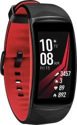 Best Buy: Samsung Gear Fit2 Pro Fitness Smartwatch (Small) Red SM ...